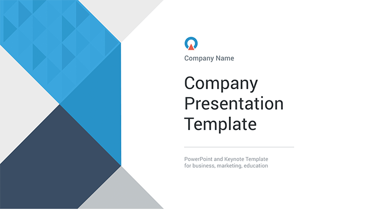 Company Free PowerPoint Presentation Templates cover page