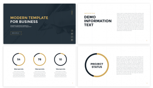 02 gold free business powerpoint templates