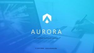 Aurora Free Presentation Template cover
