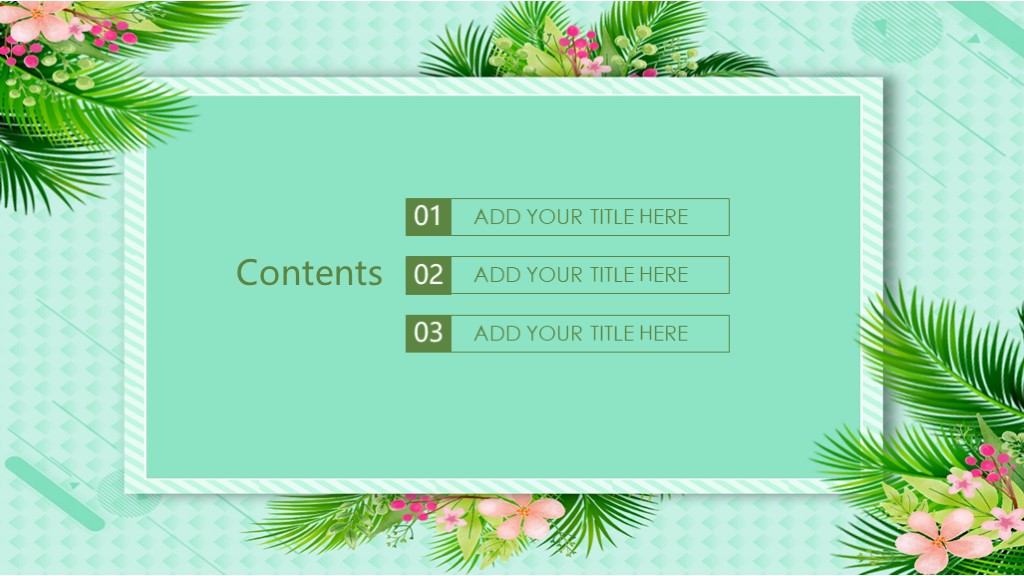 bouquet-presentation-template-just-free-slide