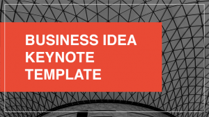 Business Idea Free Keynote Template 01