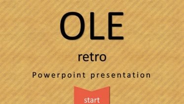 Ole Retro Powerpoint Template pre