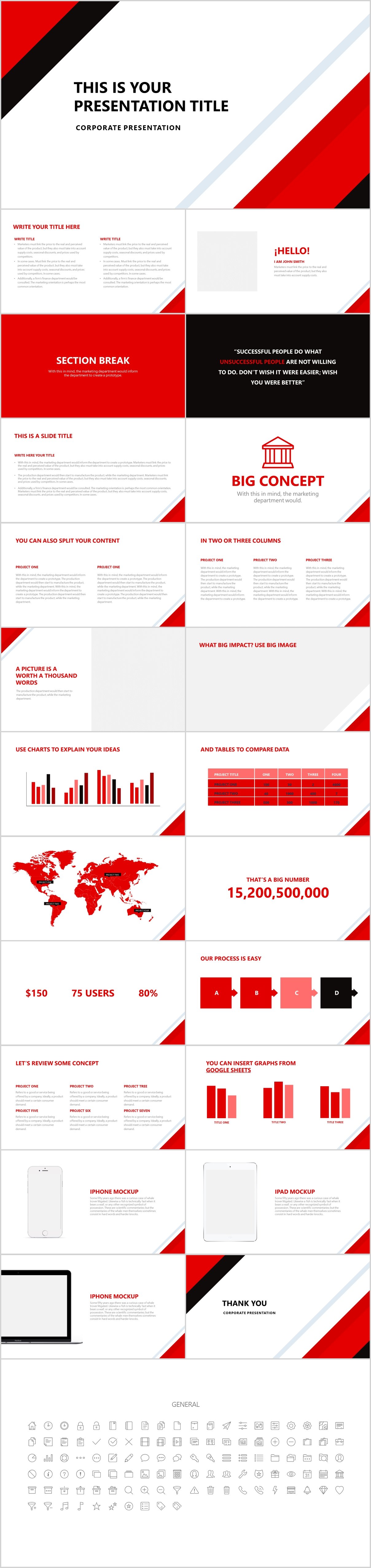 Market Real Estate Free PowerPoint Template