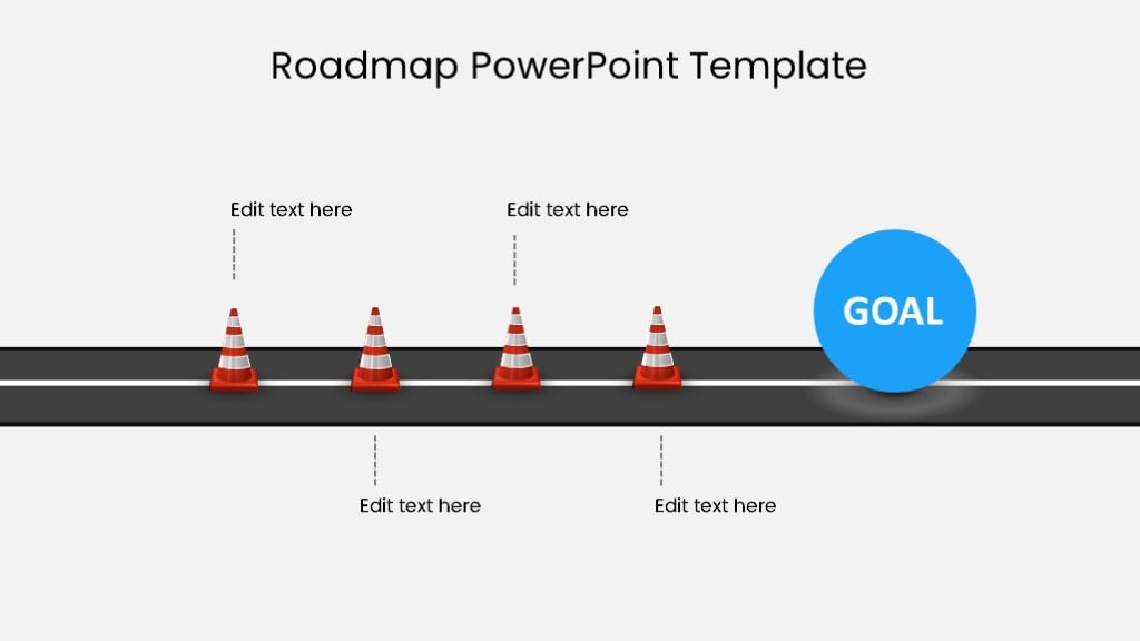 Transportation Roadmap PowerPoint Slides