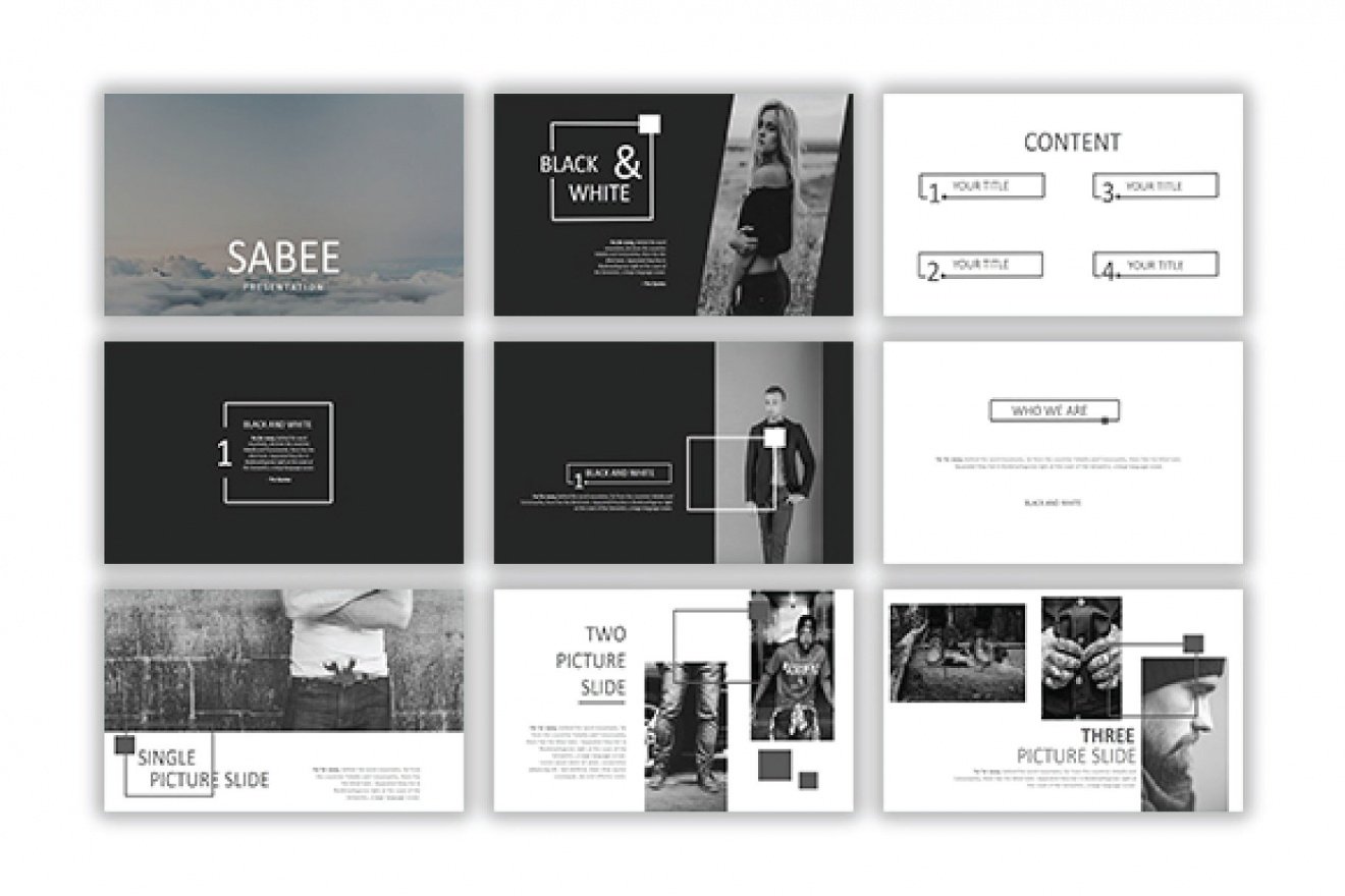 Sabee Powerpoint Template Free Download - Just Free Slide