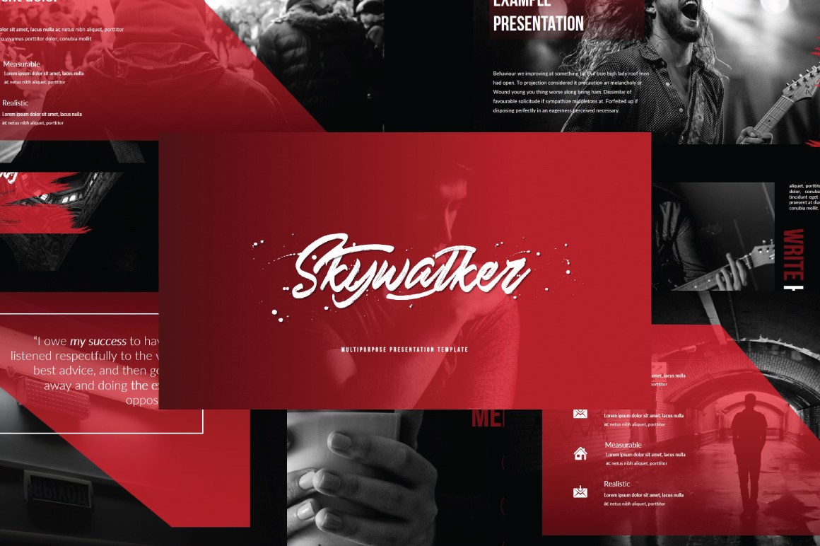 Skywalker Modern Powerpoint Template