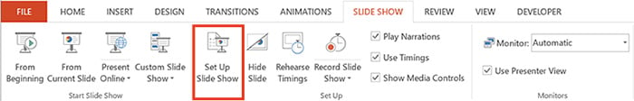 How to disable all animations in a PowerPoint presentation