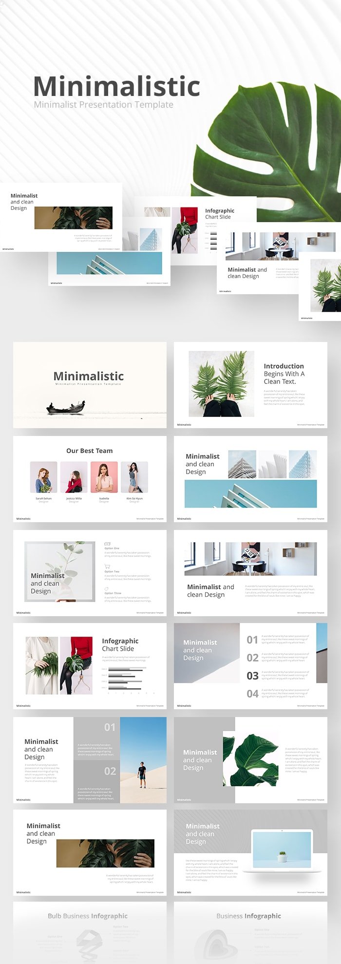 Free Minimalistic Powerpoint Template