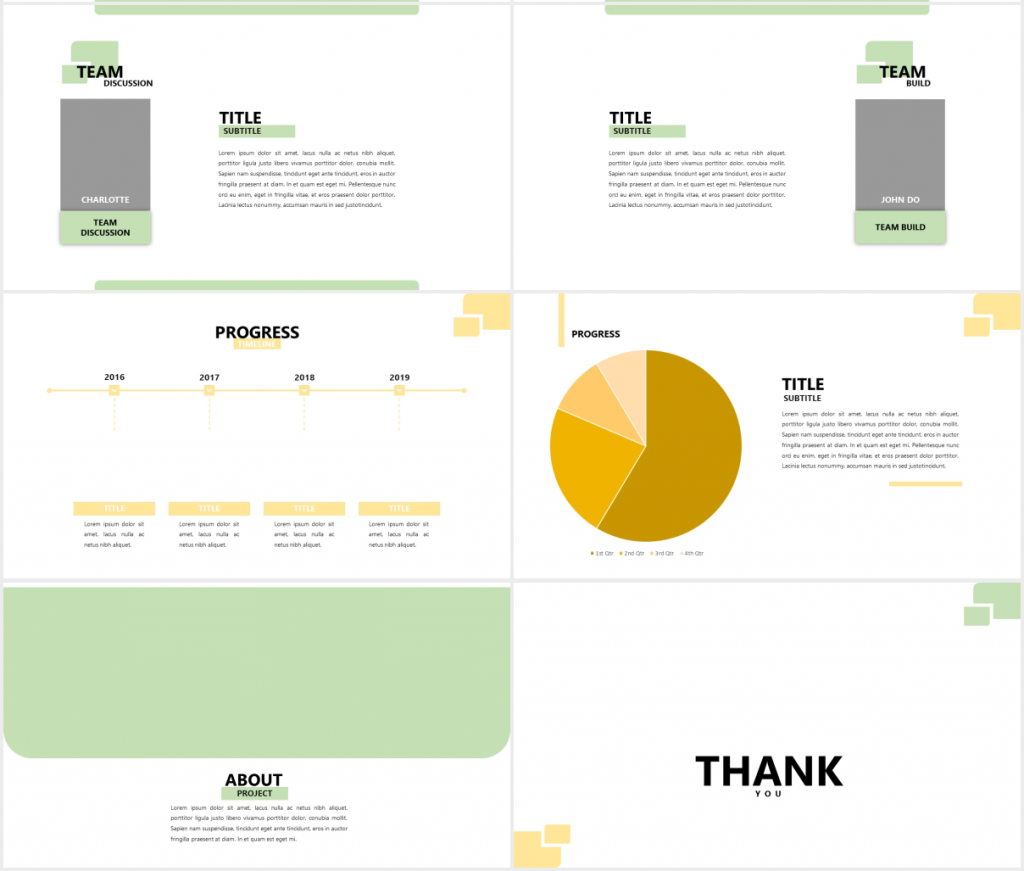 Business Minimal Powerpoint Template 03