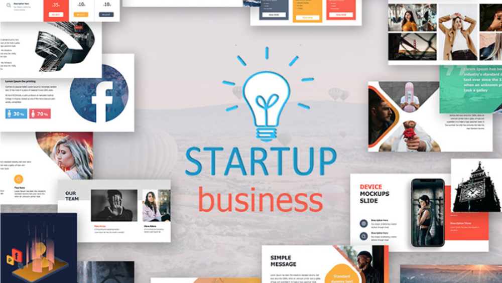 Free Start Up Business Presentation Template 01