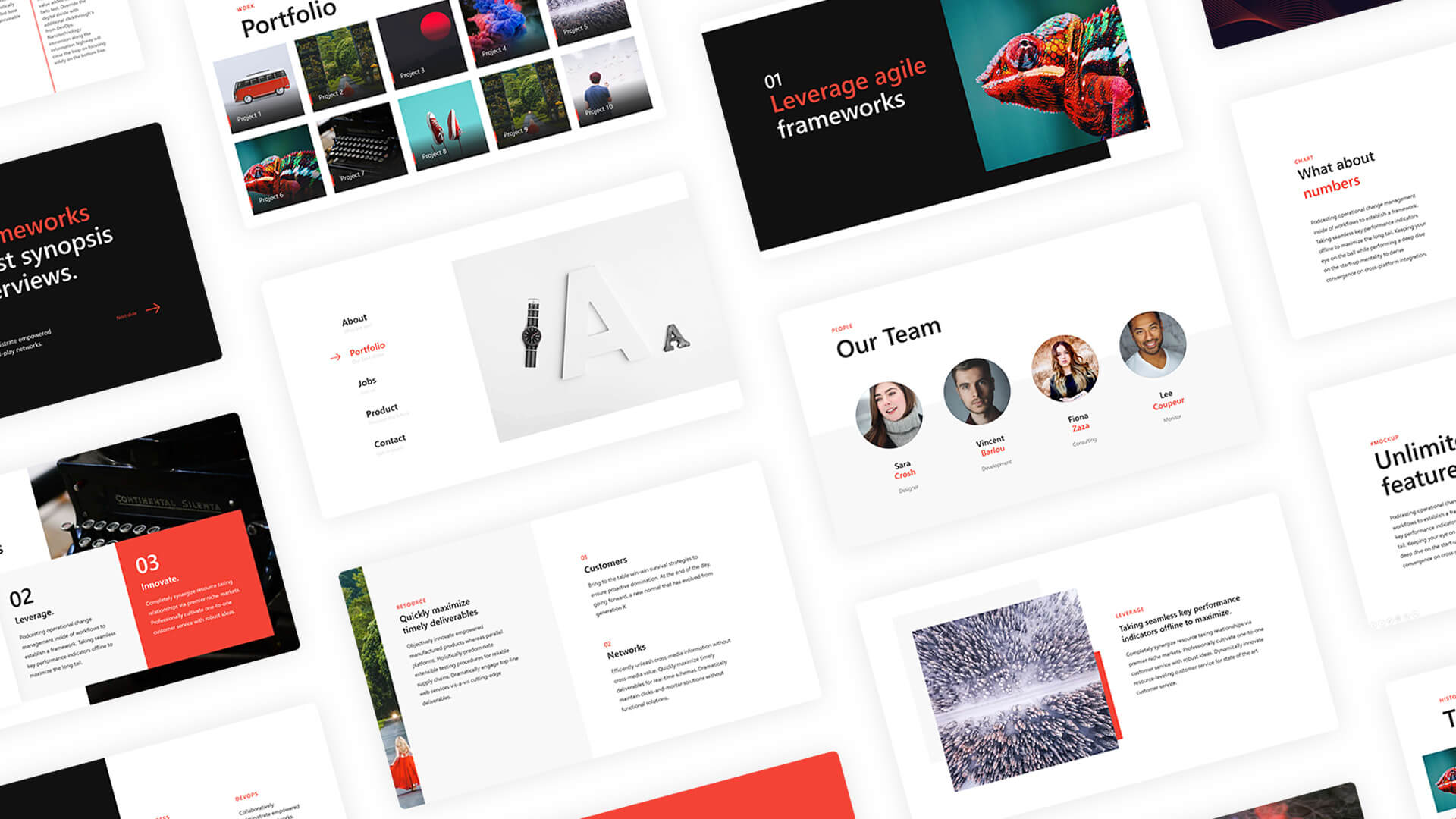 Glide Free PowerPoint Template （80+ slides） Just Free Slide