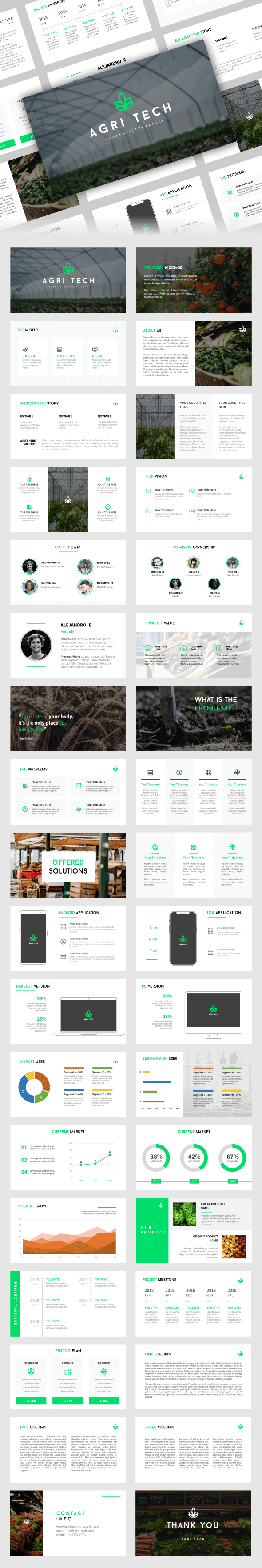 Agriculture Startup Powerpoint Template