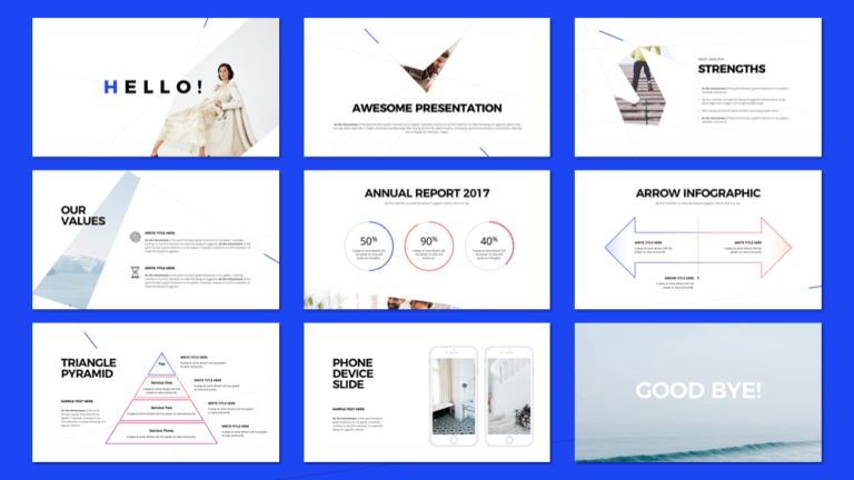 Focus Free Presentation Template - Just Free Slide