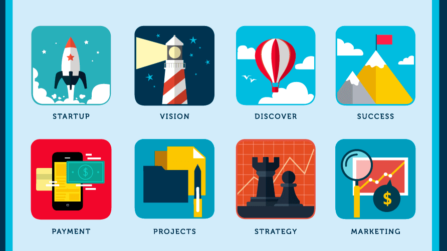 Free Business Icons For Startup Presentation Download