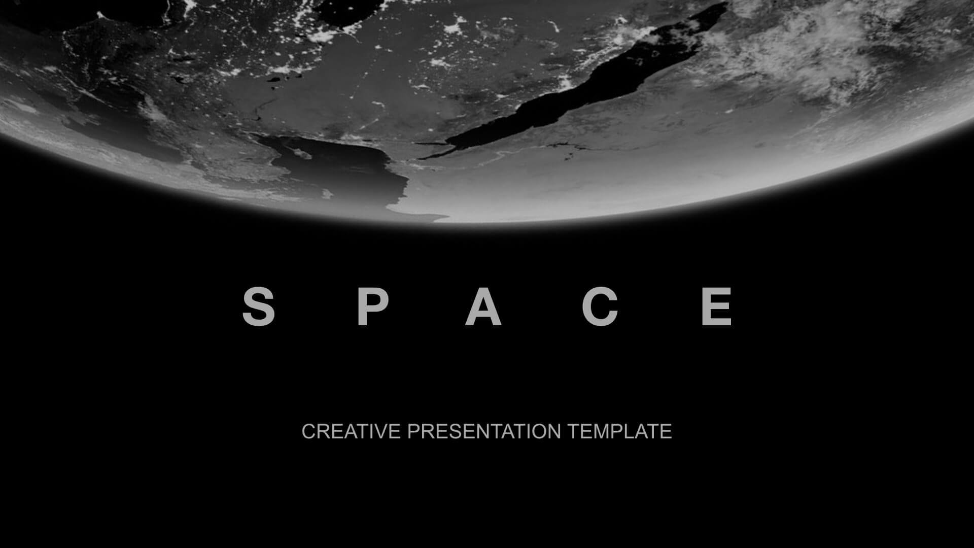 Free Space Universe Presentation Template for Keynote and PowerPoint