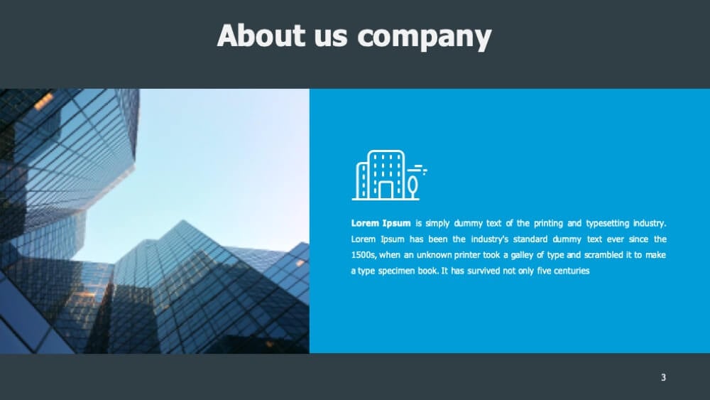 Screenshot of Advertising Business Agency Free PPT Theme