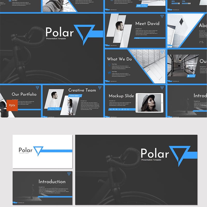 Polar PowerPoint Template preview