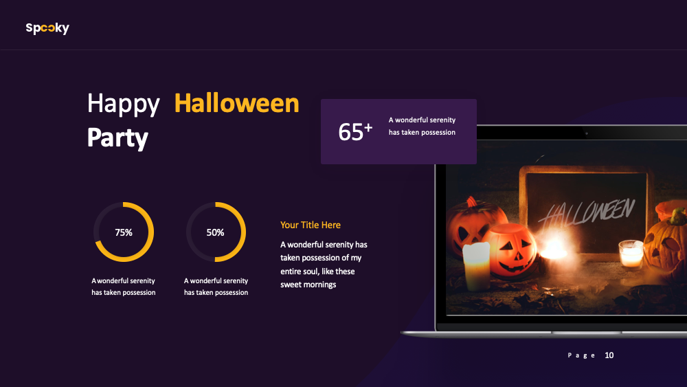 Spooky Halloween Presentation Template preview10