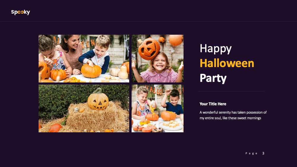 Spooky Halloween Presentation Template preview3