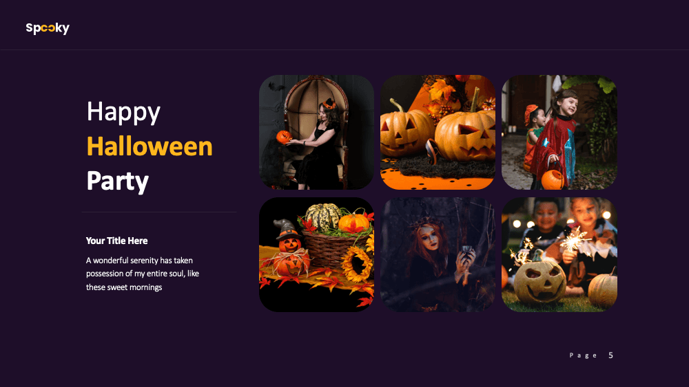 Spooky Halloween Presentation Template preview5