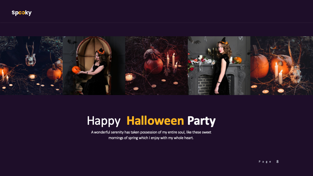 Spooky Halloween Presentation Template preview8