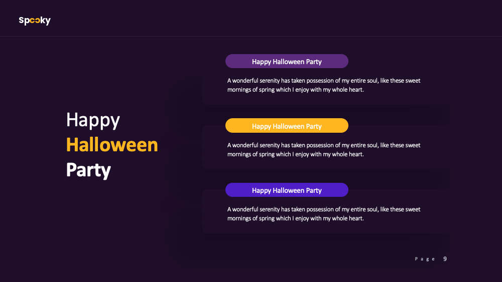 Spooky Halloween Presentation Template preview9