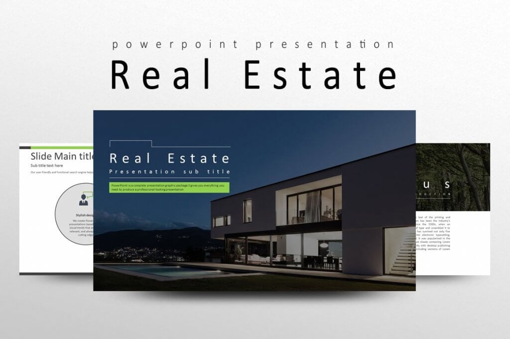15 Beautiful Real Estate PowerPoint and Keynote Presentation Themes for