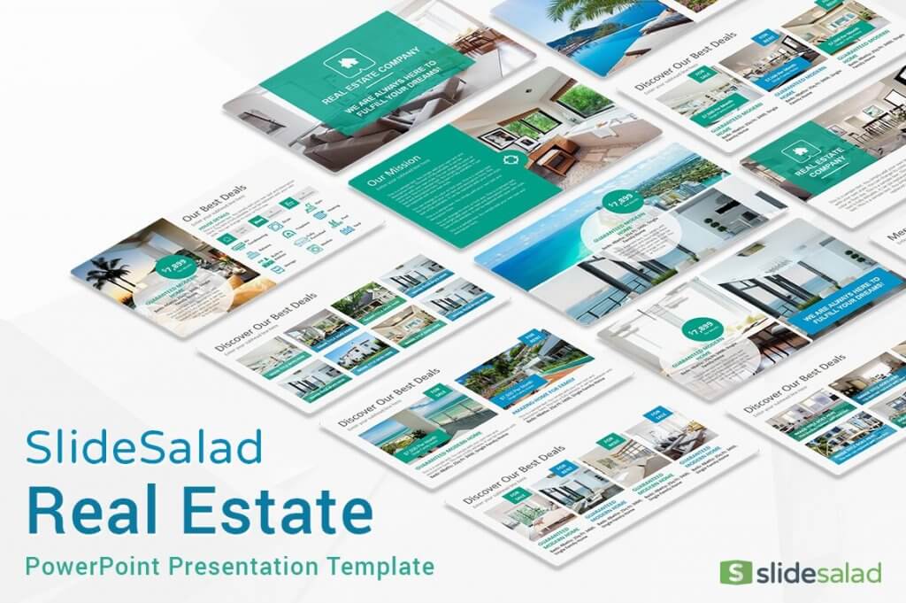 Real Estate PowerPoint Template by slidesalad