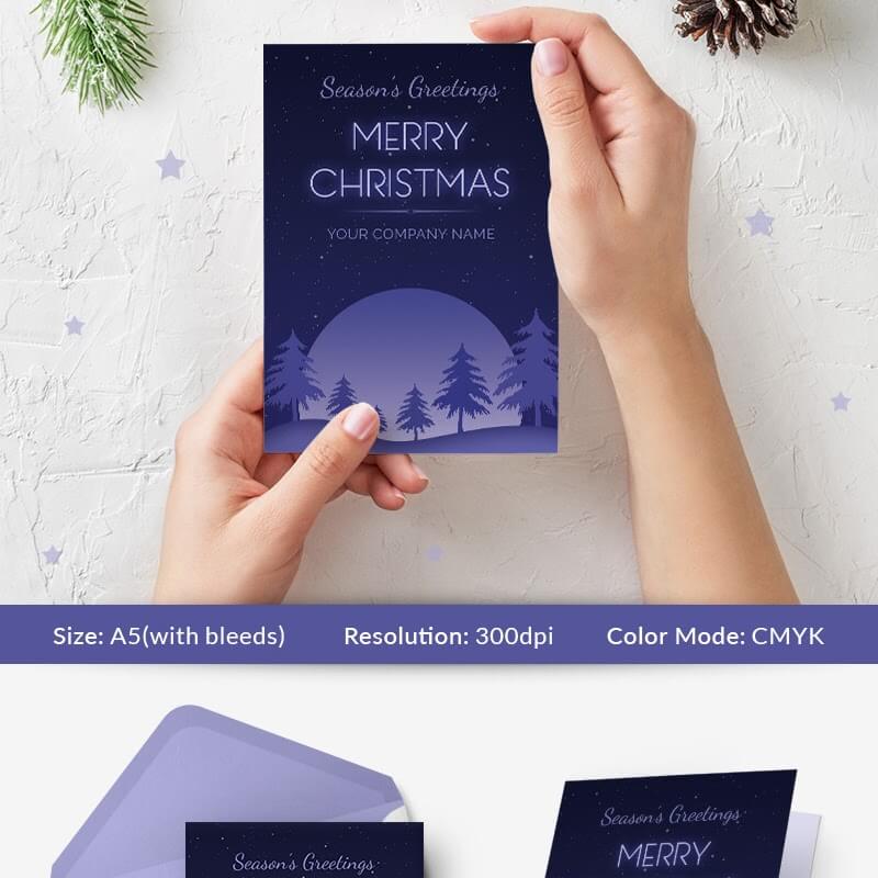 Seasons Greeting Card Christmas Special PSD Template