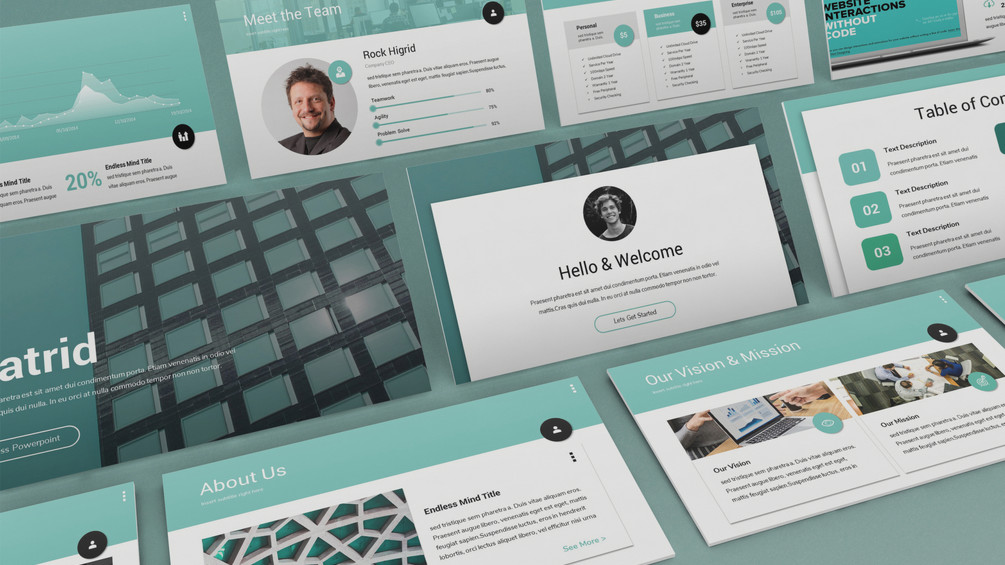 Matrid Free Business Powerpoint Template