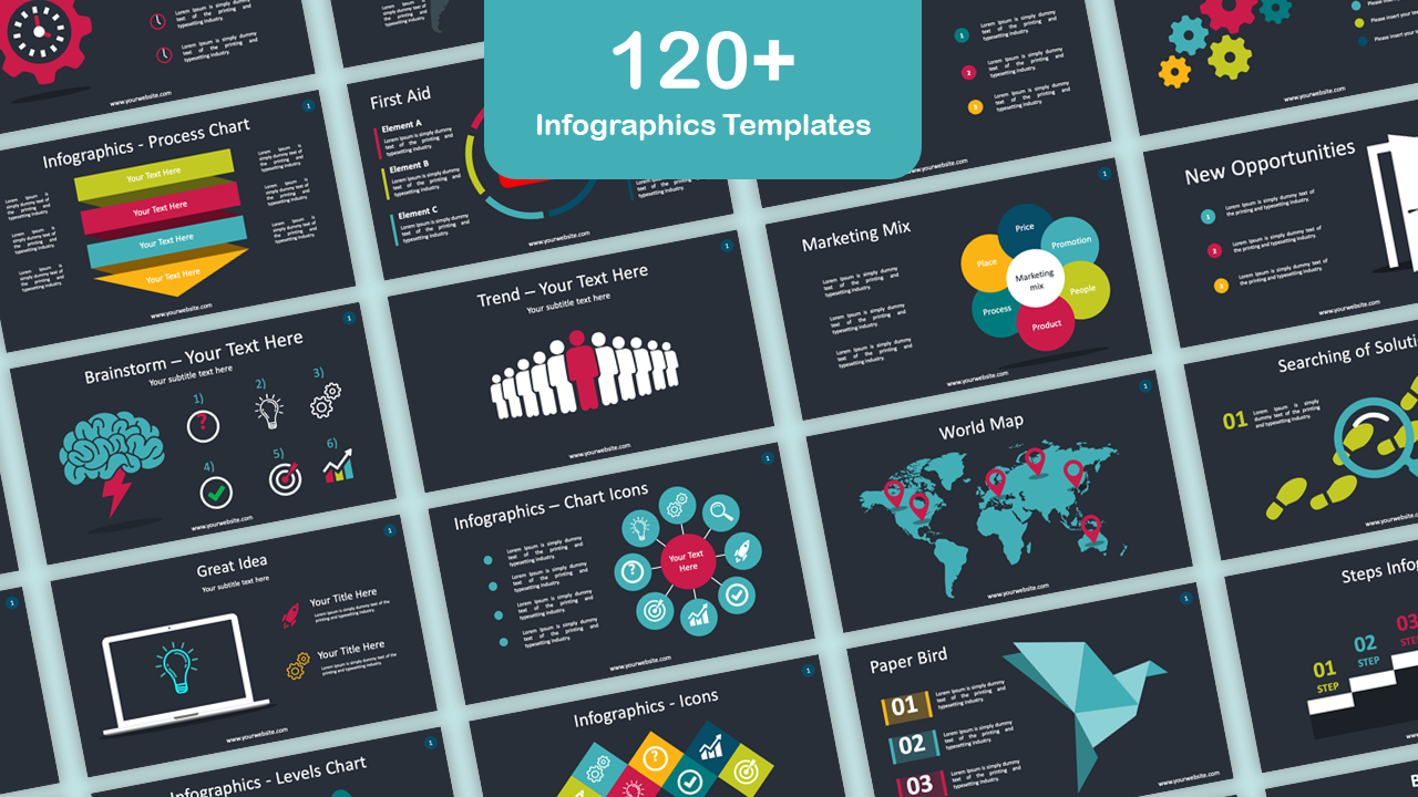 120+ Infographics Templates