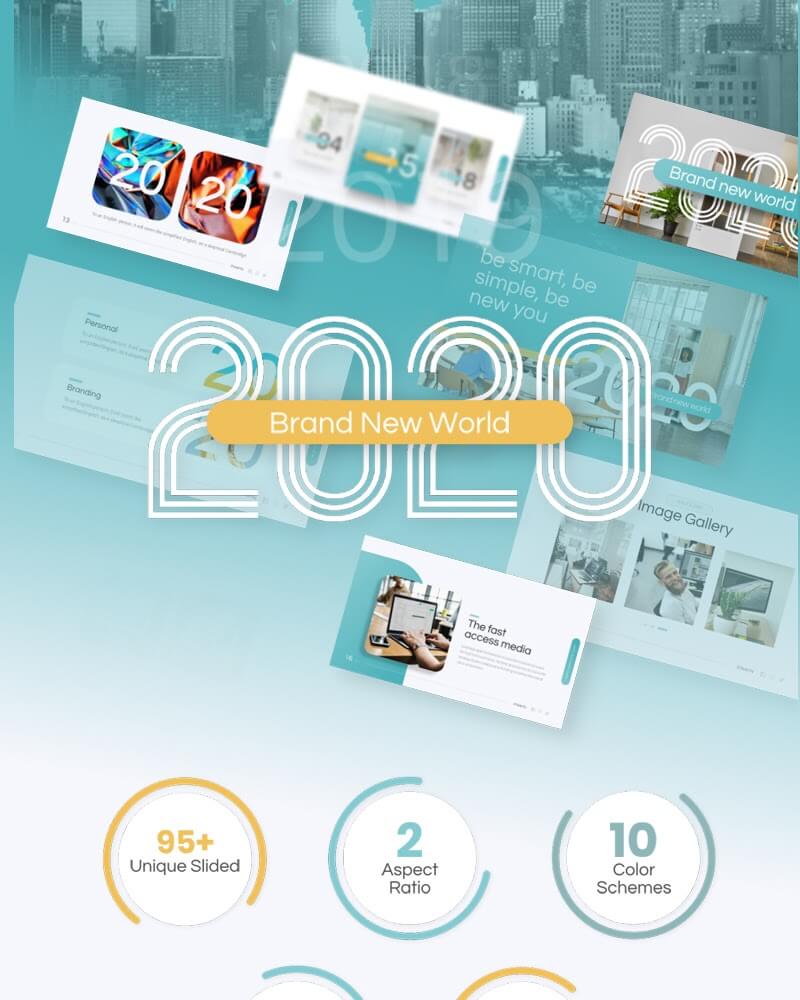 2020 New Brand Multipurpose Presentation PowerPoint Template