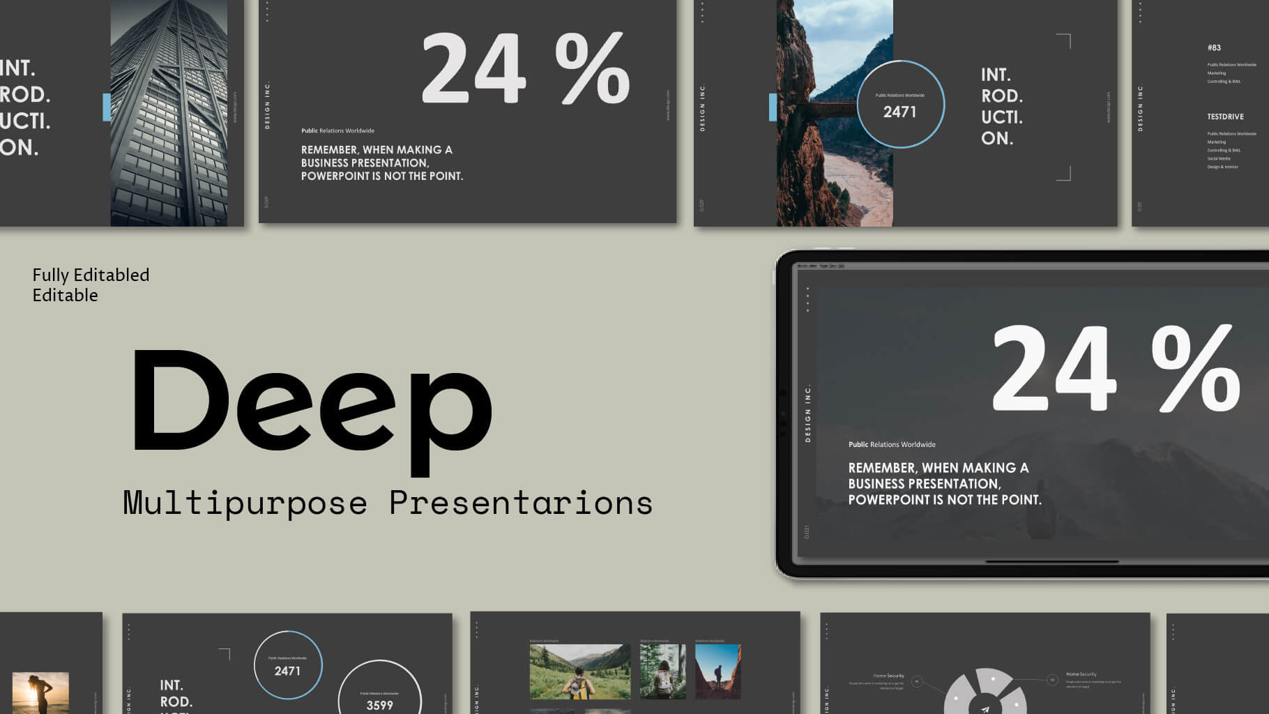 Deep – Multipurpose Presentations Template