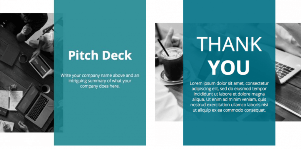 Clean Style Pitch Deck Template 2020: Powerpoint, Google Slides, Keynote