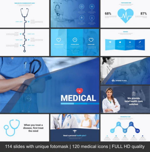 17 Best Healthcare & Medical PowerPoint/Keynote Themes For Hospitals ...