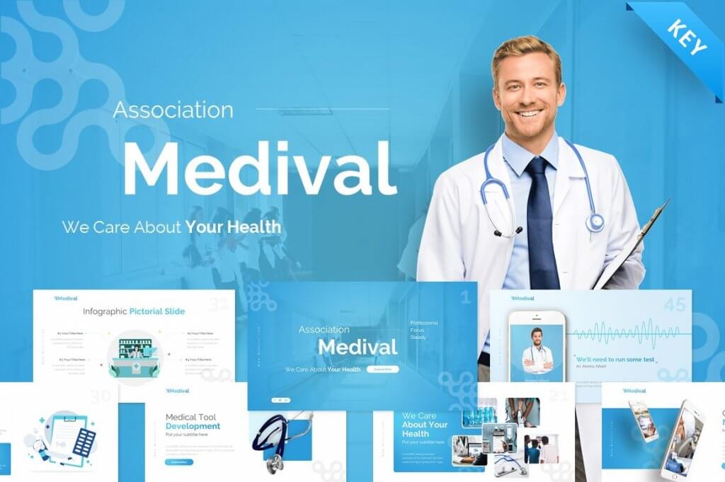 Medival Health Presentation Fully Animated Keynote Template
