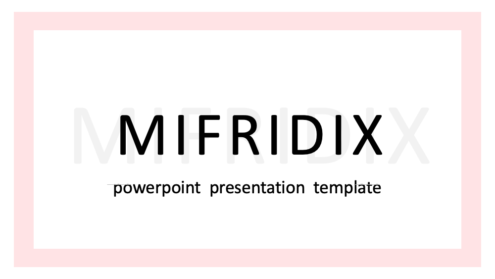 Mifridix Powerpoint Template Demo1 1