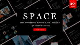 Space Free PowerPoint Presentation Template 1