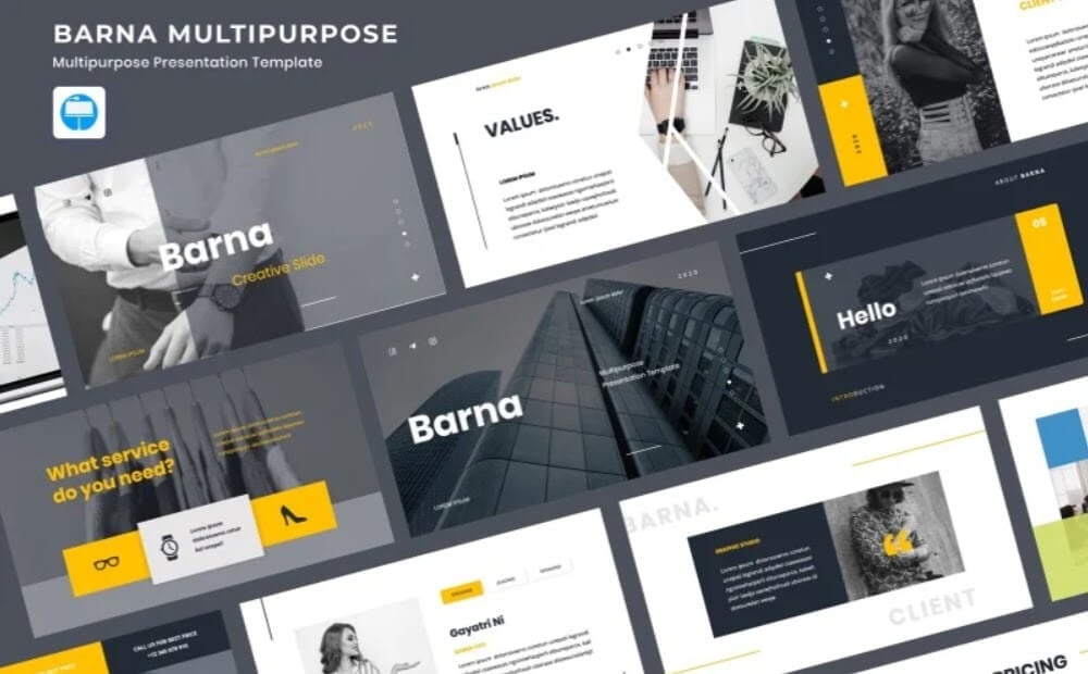 BARNA - Multipurpose Keynote Template