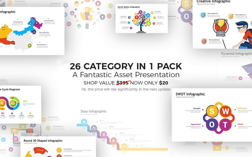 Business Infographic Pack Asset Keynote Template