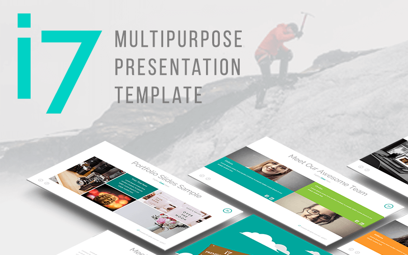 i7 Project Presentation PowerPoint Template