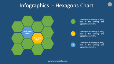 Hexagons Chart PowerPoint