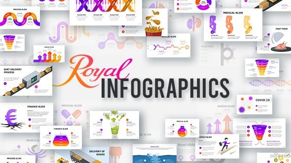 Royal Infographics(54 slides)