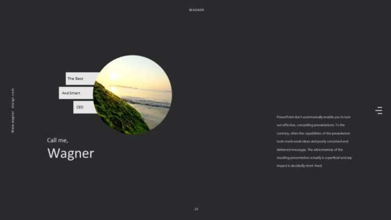WAGNER - Free Multipurpose PowerPoint Template | Just Free Slide