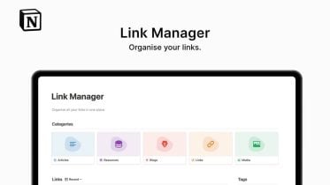 Notion Link Manager Template