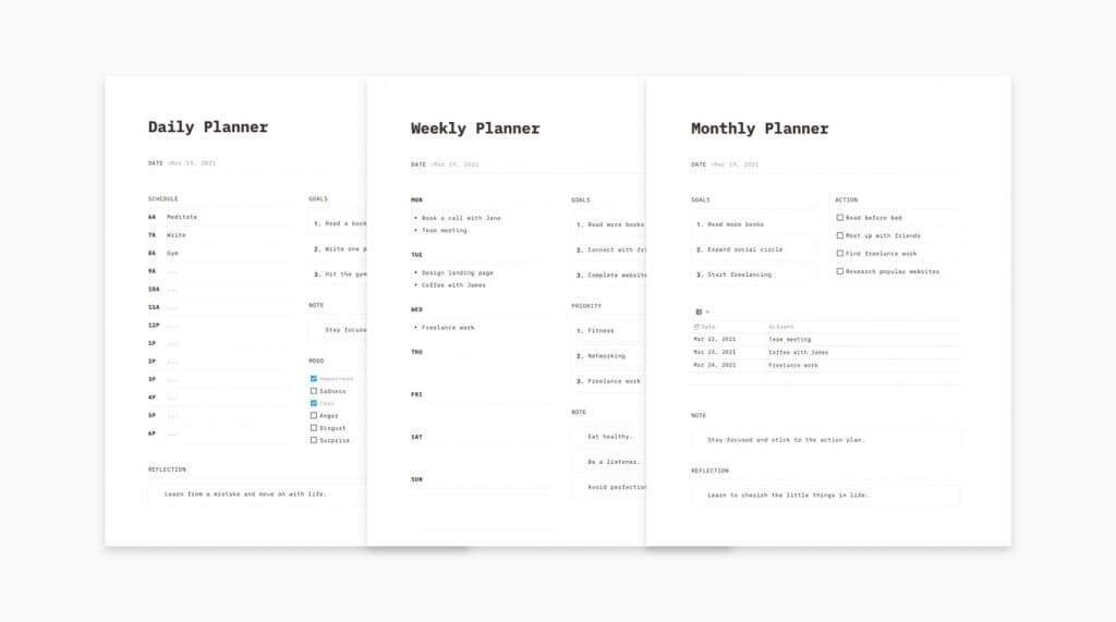 Notion Planner Pack 2