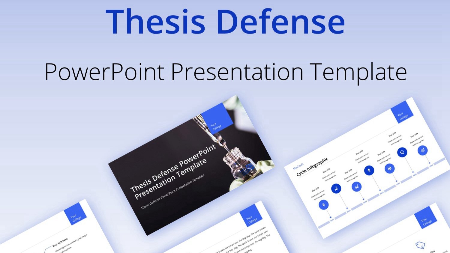 Thesis Defense PowerPoint Presentation Template (21 Slides) - Just Regarding Powerpoint Templates For Thesis Defense