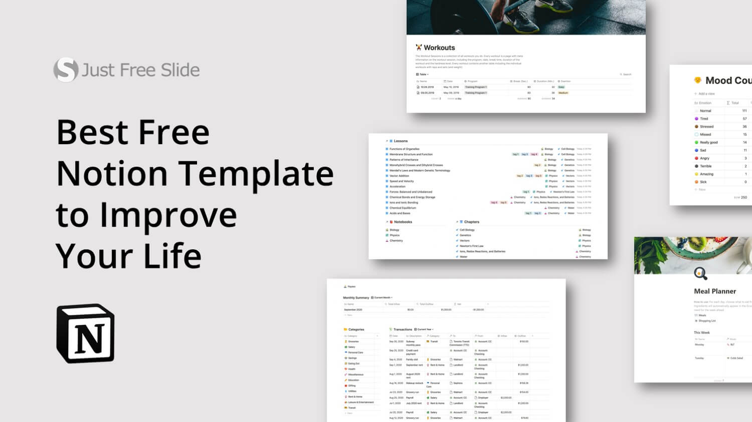 dashboard notion template