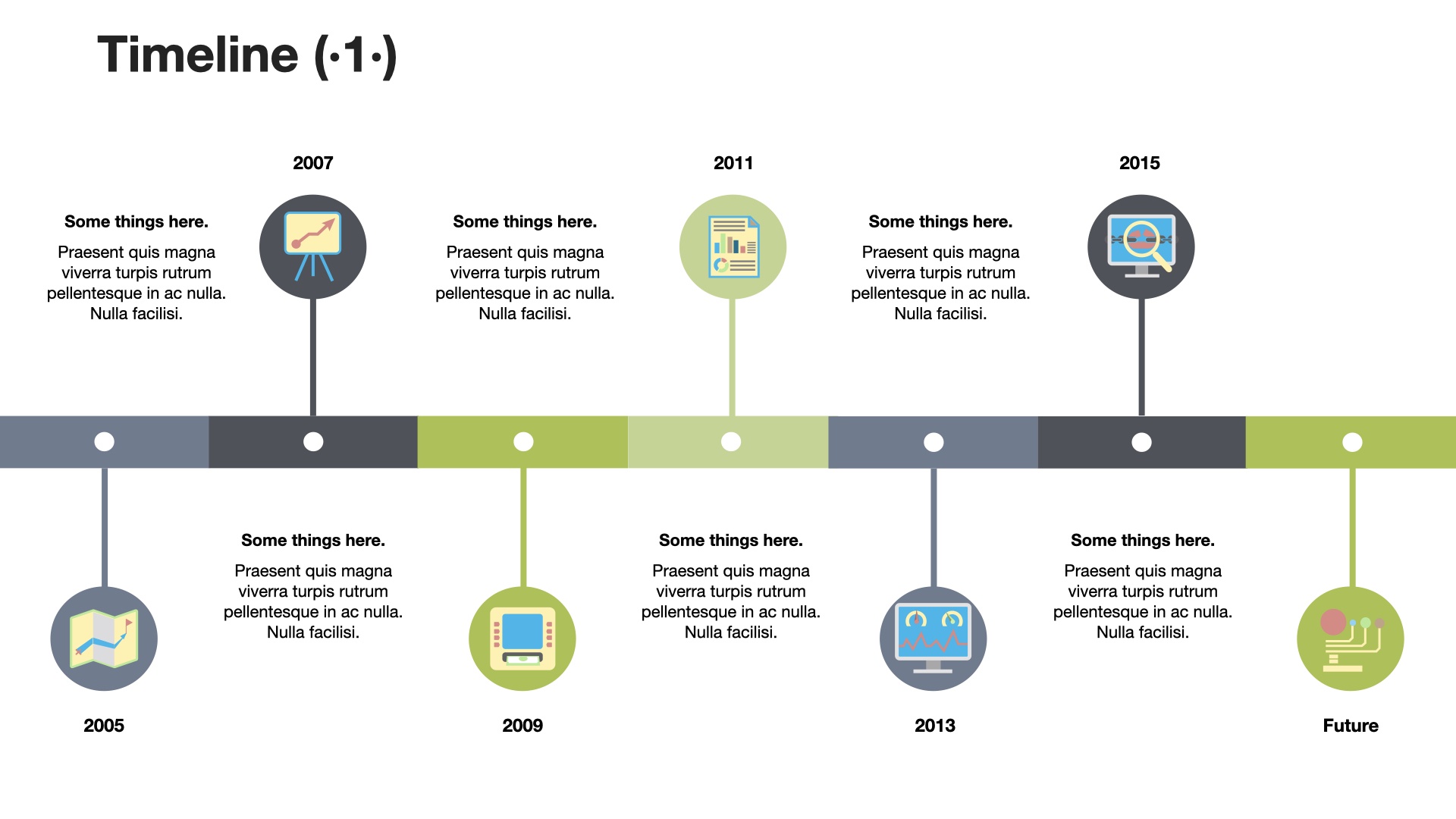 Free Apple Keynote Timeline Template Just Free Slide