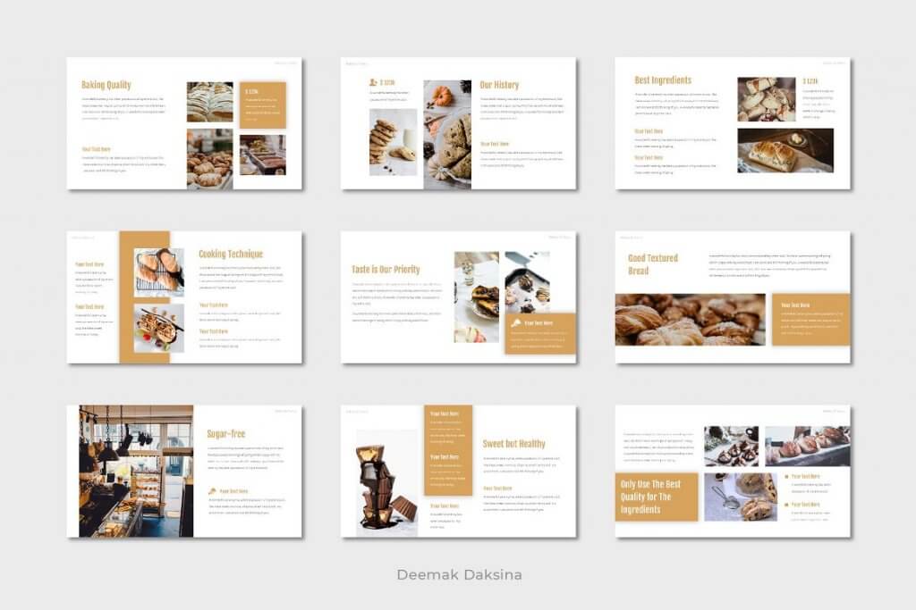 Preview of BAKERY - Free Food PowerPoint Template